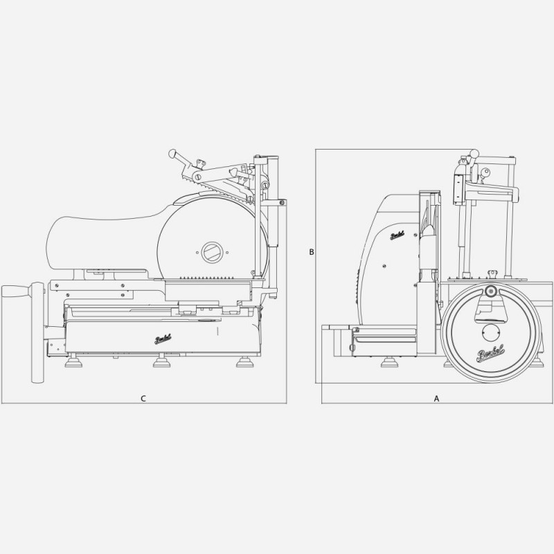 B116SA RED Schwungradmaschine semi automatische